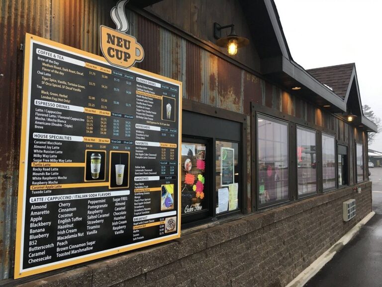 Neu Cup Coffee in Iron Mountain MI Drive Thru 2 768x576